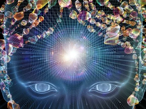 Mind Oscillation Stock Illustration