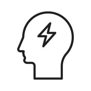 Mind Power icon vector image. Suitable for mobile apps, web apps and print media Stock Illustration