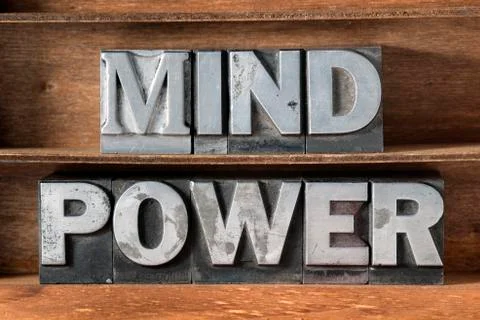 Mind power tray Stock Photos