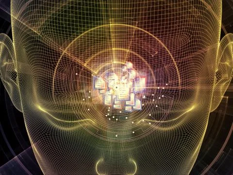 Mind Processing Stock Illustration