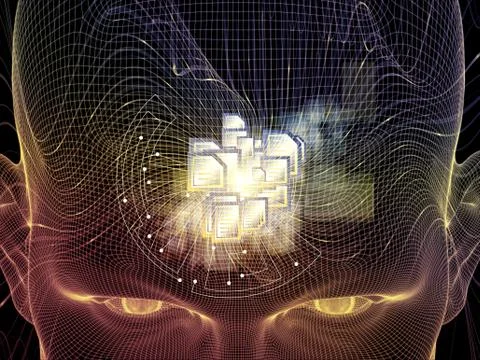 Mind Processing Stock Illustration