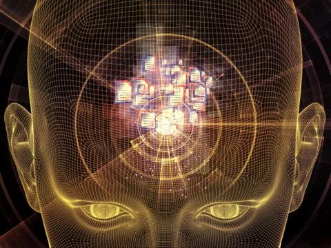 Mind Processing 스톡 일러스트