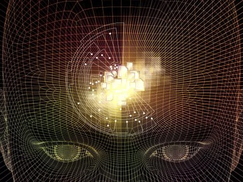 Mind Processing Illustrazione stock