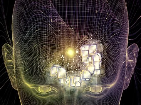 Mind Processing Stock Illustration