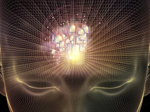 Mind Processing Stock Illustration