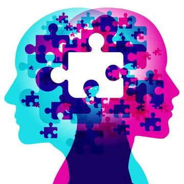 Mind Puzzle Missing Piece Stockillustratie