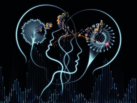 Mind Share Illustrazione stock