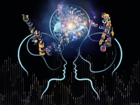Mind Share 스톡 일러스트