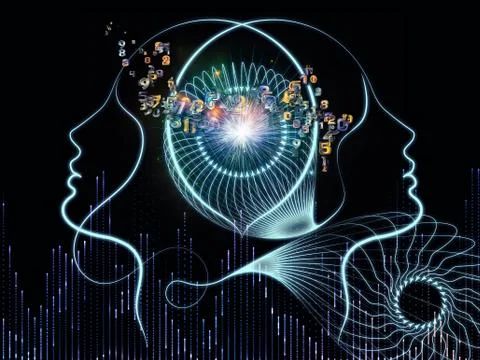 Mind Share 스톡 일러스트