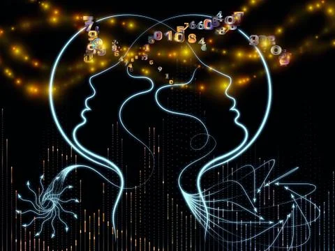 Mind Share 스톡 일러스트