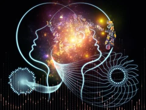 Mind Share 스톡 일러스트
