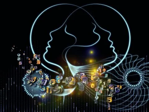 Mind Share 스톡 일러스트