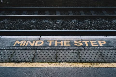 Mind the step Stock Photos