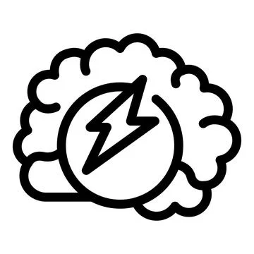 Mind storming icon outline vector. Problem solving technique Illustrazione stock