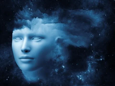 Mind Stream Stockillustratie