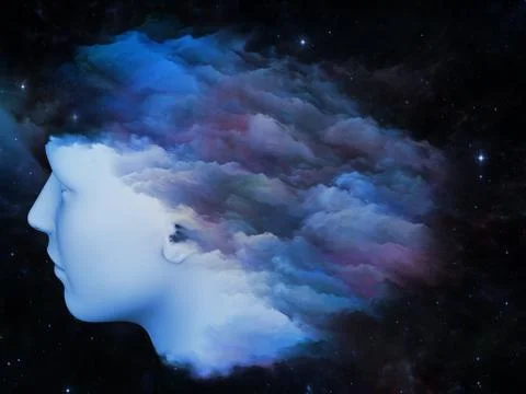 Mind Stream 库存插图