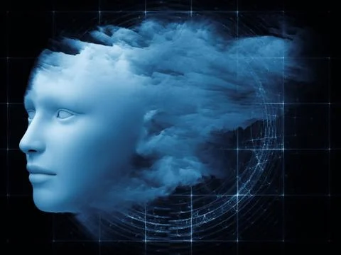 Mind Stream Stock Illustration