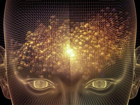 Mind Stream Illustrazione stock