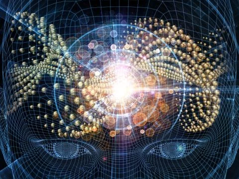 Mind Stream Illustrazione stock