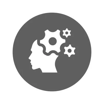 Mind System icon. Stock Illustration