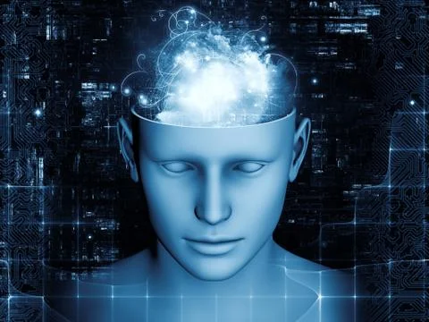 Mind Technologies Stock Illustration