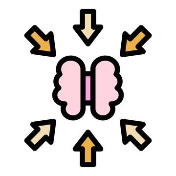 Mind thinking icon vector flat 스톡 일러스트