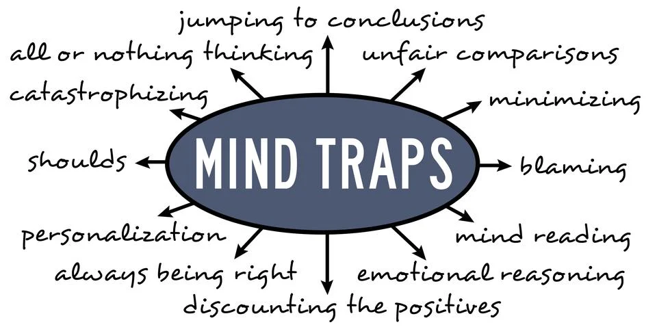 Mind traps Illustrazione stock