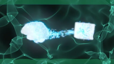 Mind uploading, transfer - whole brain emulation - Sci-Fi Digitizing the Stock Footage 237609930