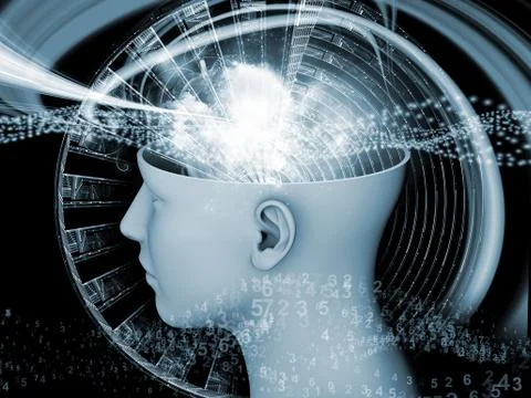 Mind Visualization 스톡 일러스트