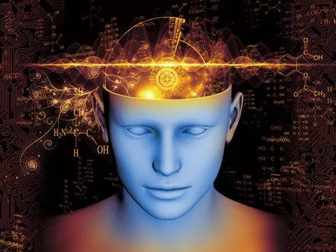 Mind Visualization Stock Illustration