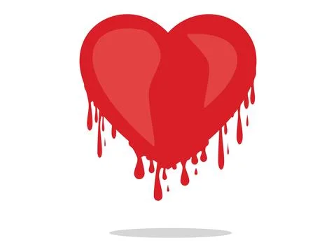 Mind is weak. The heart melts like ice. vector Stock Illustration