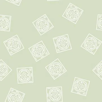 Mind x-ray line seamless pattern Stock Illustration