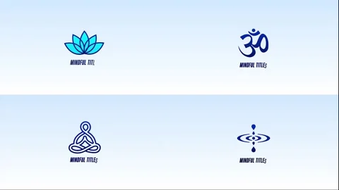 Mindful Meditation Titles Stock After Effects