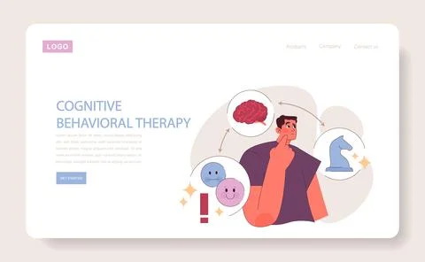 Mindful Pathways concept. Stock Illustration