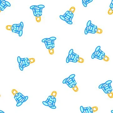 Mindfulness meditation vector seamless pattern Stock Illustration