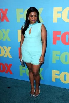  Mindy Kaling at the FOX 2014 Programming Presentation at the FOX Fanfront... Stock Photos