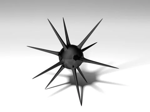 Mine - Black Stock Illustration