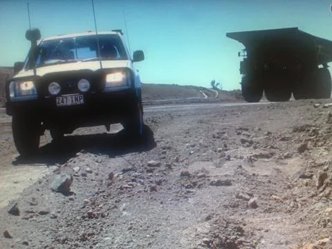 Mine Car Foto stock