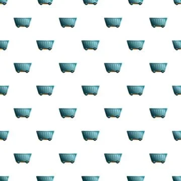 Mine cart seamless pattern for mining industry background イラスト素材