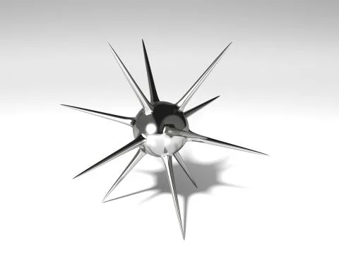 Mine - Chrome Stock Illustration