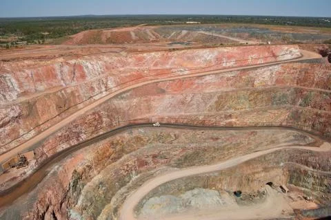 Mine at cobar Stock Photos