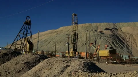 Mine at The Desert. Stock Footage 44070693