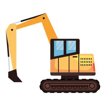 Mine digger machine Stock Illustration