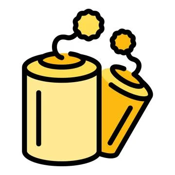 Mine dinamite icon vector flat Stock Illustration