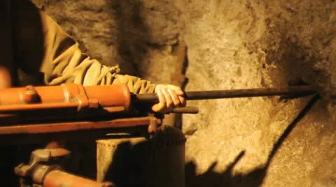 Mine Drill Stock Footage
