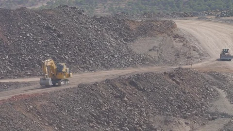 Mine excavator Stock-Footage 81732572