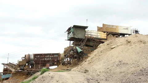 Mine Factory Stock Footage 139951725