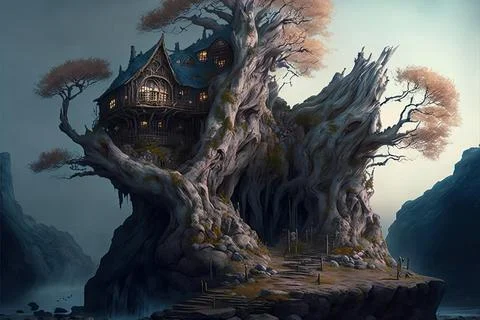 A Mine In The Hills Stock Illustration