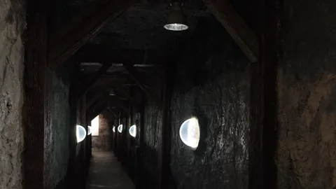 Mine inside, The Mine Museum. Stock Footage 306995446