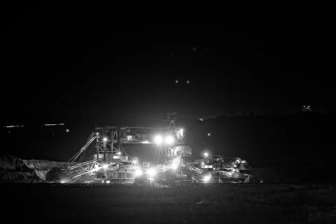 Mine machine Stock Photos